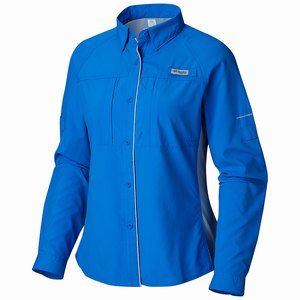 Columbia PFG Ultimate Catch ZERO™ II Långärmad Tröja Dam Blå (QREYT5607)